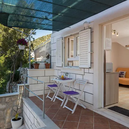 Lovro - Duplex One Bedroom With Terrace And Partial Sea View 1 * دوبروفينك
